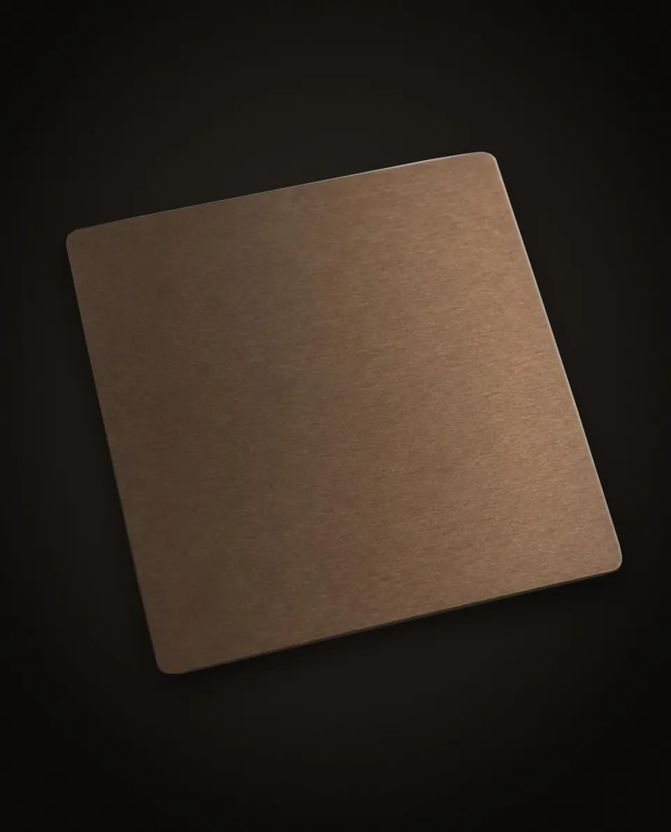 Bronze No.4 Matte stainless steel sheet