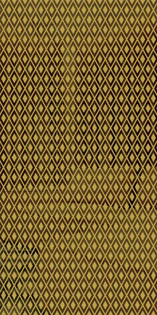 Etched stainless steel design No. 440, gold preview