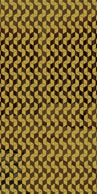 Etched stainless steel design No. 465, gold preview