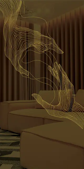 Etched stainless steel design No. 470, gold preview